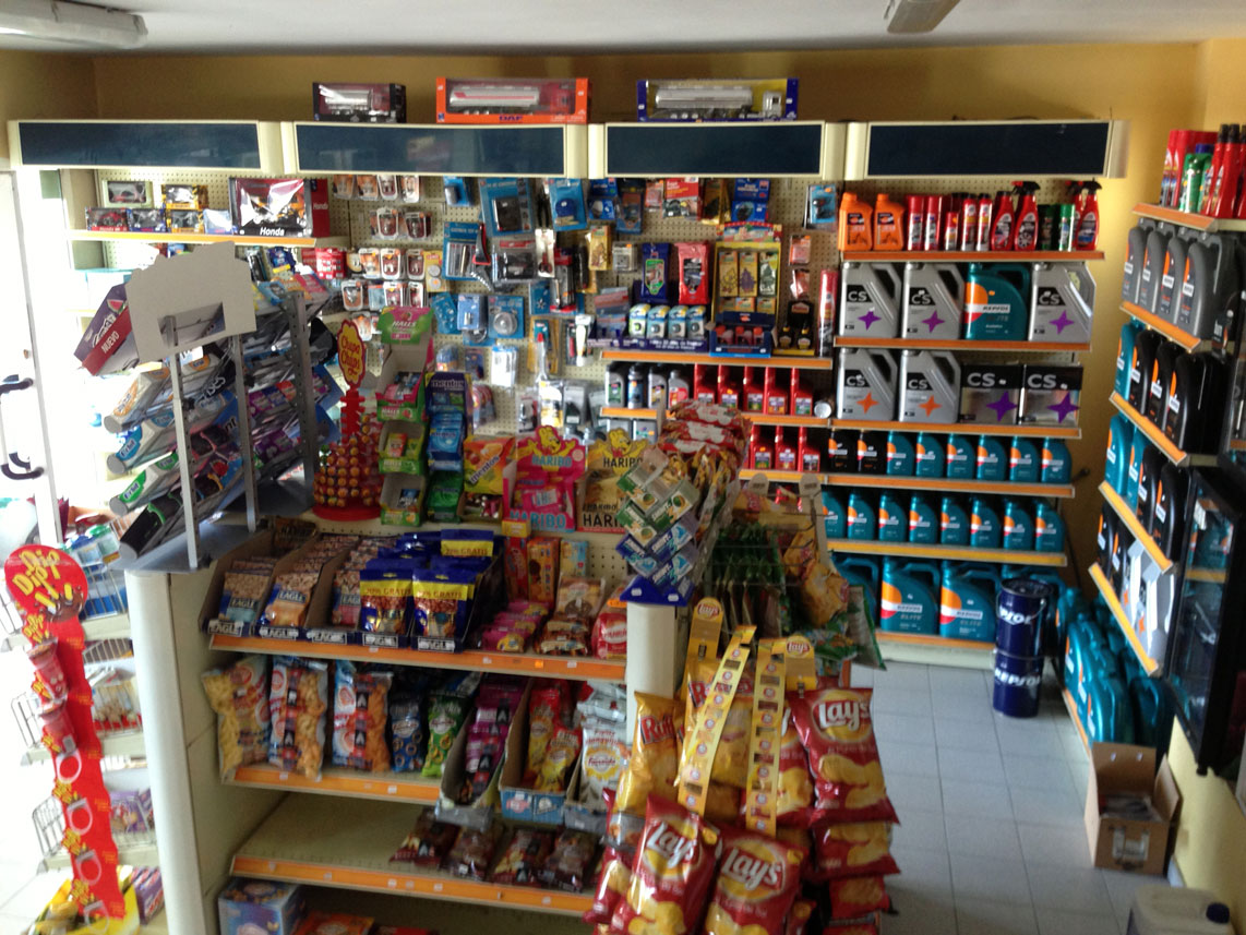 Interior de la tienda
